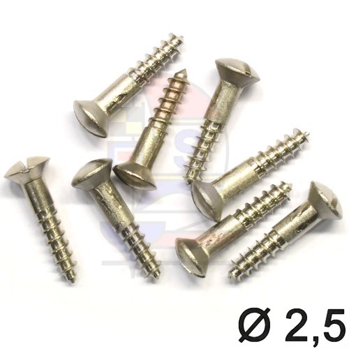 Linsensenkkopfschraube 2,5 (DIN 95) 12mm