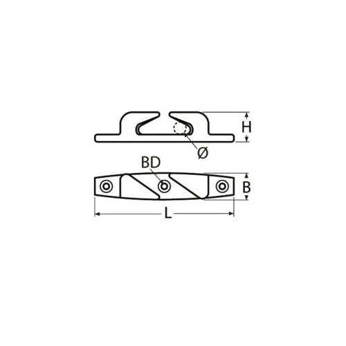 1 Pr. Lippklampen 154mm