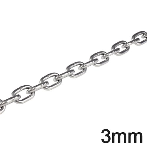Kette Edelstahl kurzgliedrig 3mm