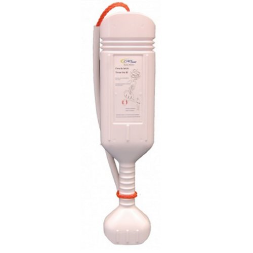 Wurfleine in Aufbewahrungscontainer