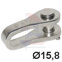 Selden Toggle  Auge / Gabel 15,8mm Hasselfors