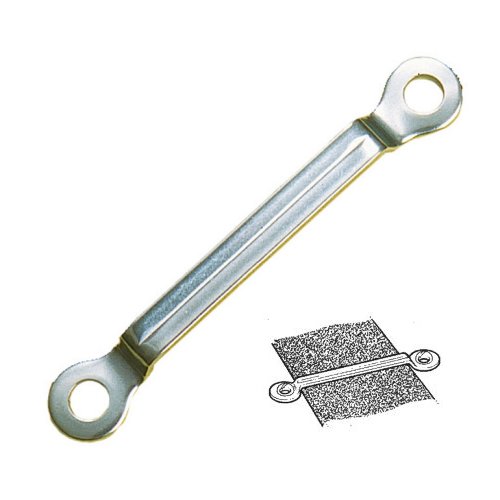 Riemenbügel flach Edelstahl 40mm