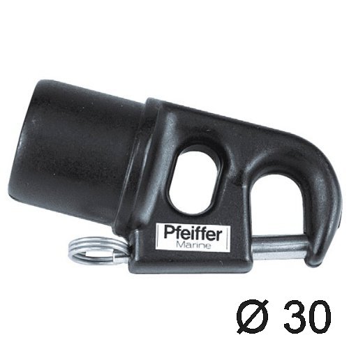 Spinnakerbaumbeschlag 30 x 1,5mm