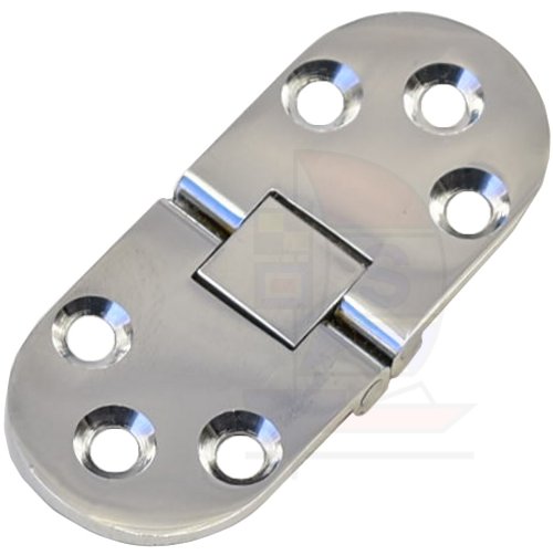 Roca Tischscharnier Messing verchromt 71x30 / 6L