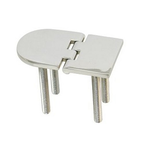 Scharnier Edelstahl mit Gewindebolzen 70x40