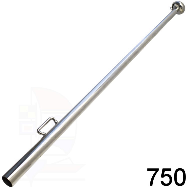 Flaggenstock Edelstahl 750mm