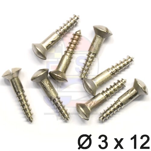 Linsensenkkopfschraube 3 (DIN 95) 12mm