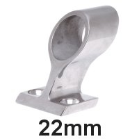 Handlauf-Rohrmittelstück Edelstahl 22mm