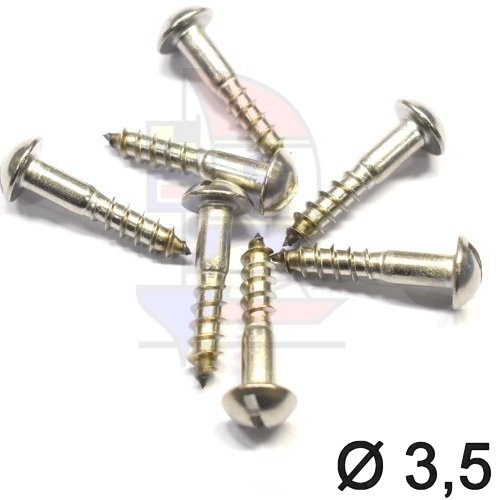 Halbrundkopfschraube 3,5 (DIN 96)