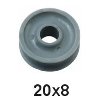 Holt Allen Seilscheibe Acetal 20 x 8 HA 612