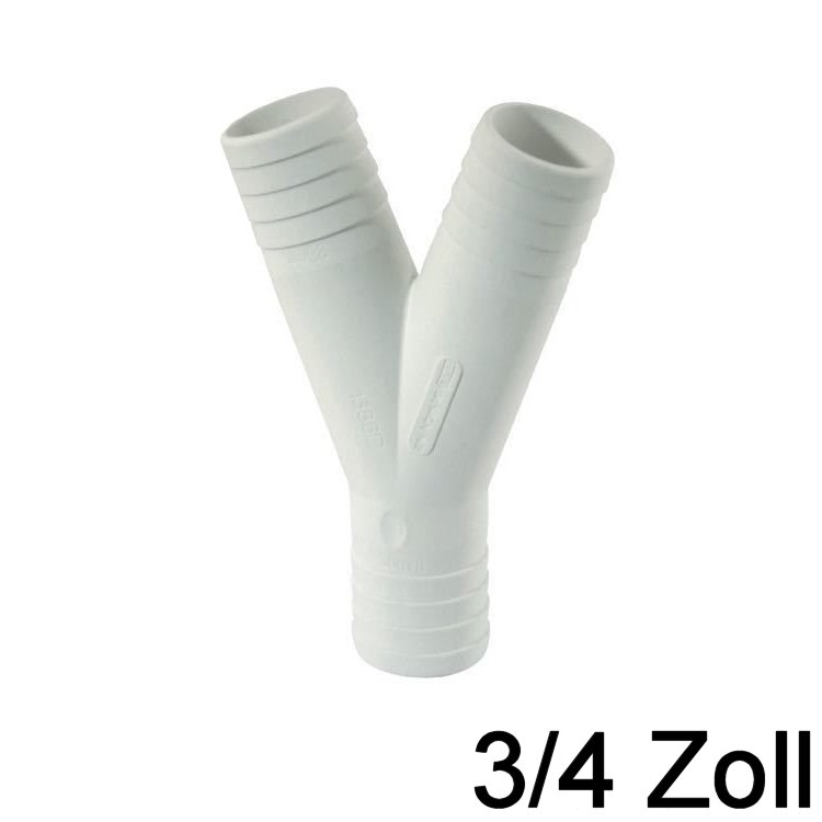 TruDesign Schlauchverbinder Y-Stück 19mm (3/4 Zoll)