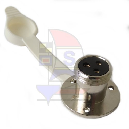 Dose 3A MS vernickelt 3pol.