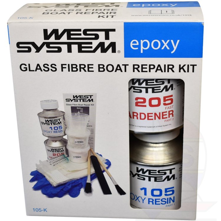 West System GFK-Bootsreparaturset 300g - Härter 205