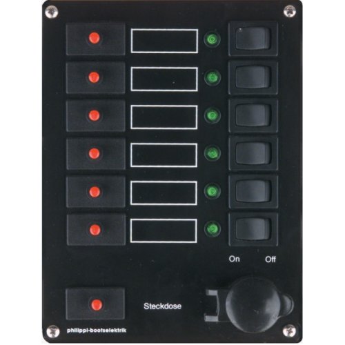Philippi Schaltpaneel STV 106/1 6-fach+Dose