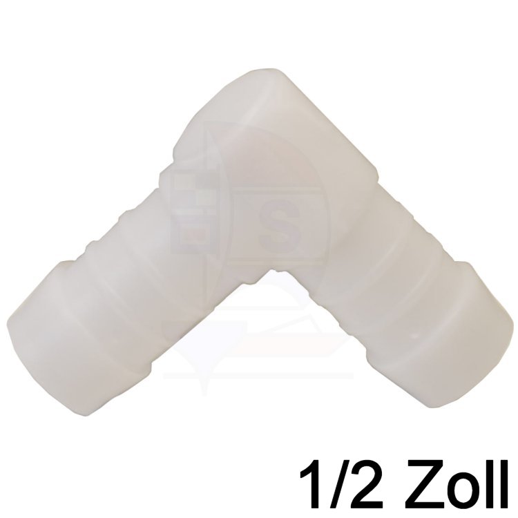 Schlauchverbinder Winkel 1/2 Zoll