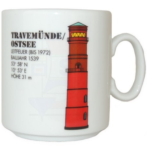 Leuchtturmtasse Travemünde/Ostsee