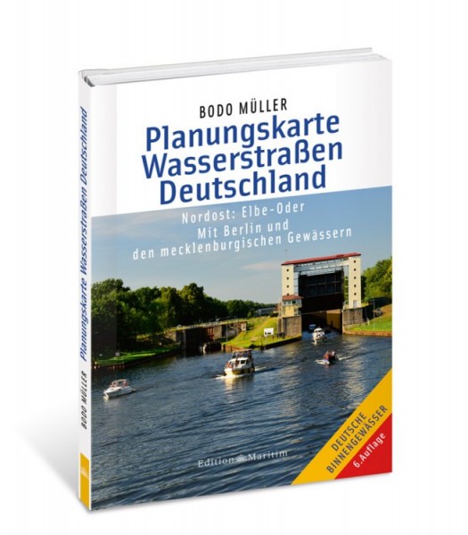 Planungskarte Wasserstraßen Deutschland Nordost / Müller