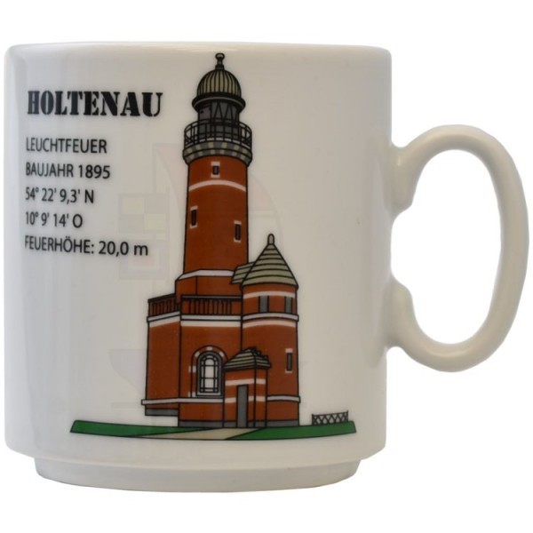 Leuchtturmtasse Holtenau / Ostsee