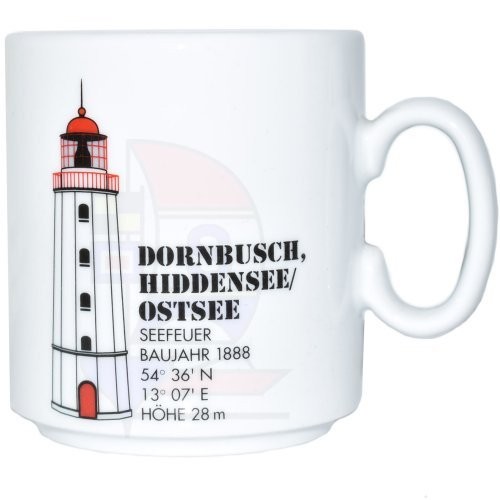 Leuchtturmtasse Dornbusch / Ostsee