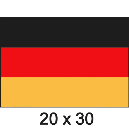 Fahne Flagge Bersenbrück 20 x 30 cm Bootsflagge Premiumqualität