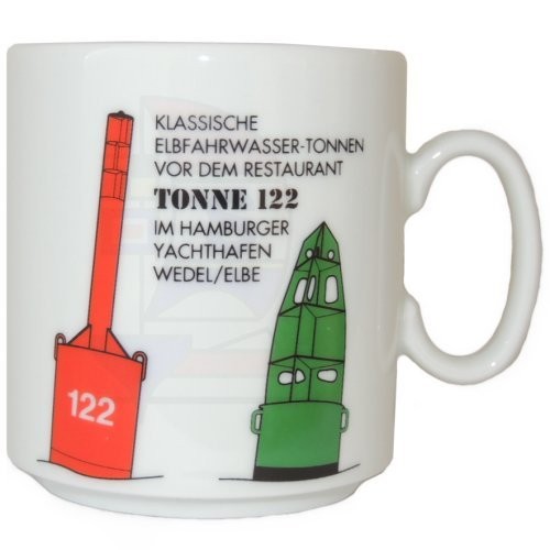 Leuchtturmtasse Tonne 122 / Elbe