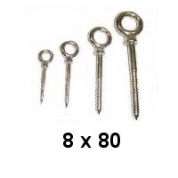 Augschrauben 8x80mm