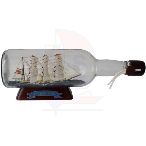Buddelschiff 0,7l Rumflasche Krusenstern