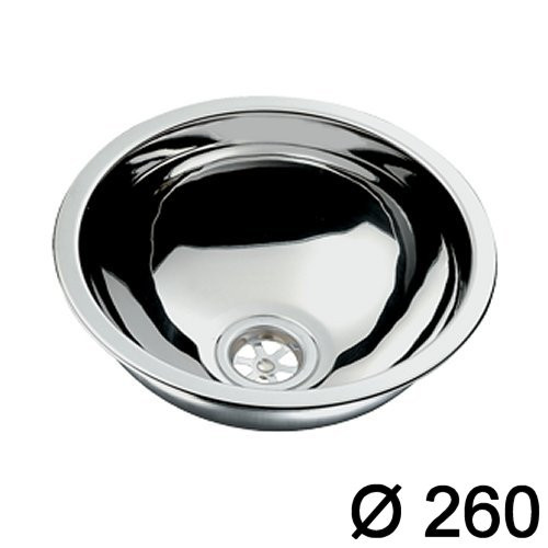 Spülbecken Niro Ø 260mm