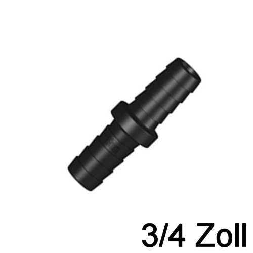 TruDesign Schlauchverbinder gerade 19mm (3/4 Zoll)