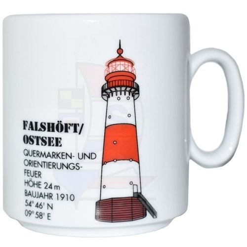 Leuchtturmtasse Falshöft / Ostsee