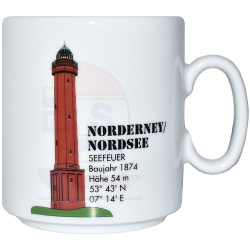 Leuchtturmtasse Norderney / Nordsee