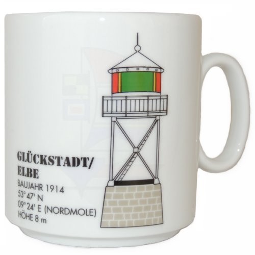 Leuchtturmtasse Glückstadt / Elbe