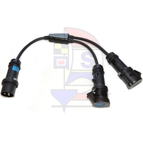 CEE Adapterkabel Doppelstecker