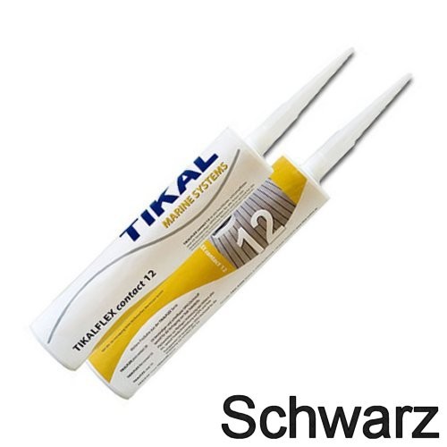 Tikalflex Contact 12 Schwarz Kartusche