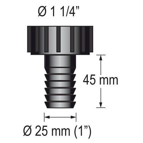 Barka Schlauchanschlussstück 1 Zoll