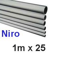 Niro-Rohr 1m x 25x1,5mm